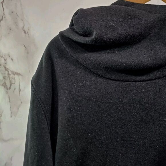 Killstar Hoodie Womens Small Black Draco Cowl Pullover Sweatshirt Oversized - Picture 2 of 13